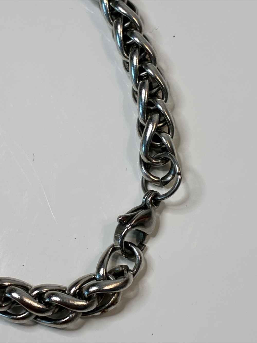 Gold and Silver Braided Rope Chain Bracelet High Low Timeless Every Day Easy - Picture 12 of 15